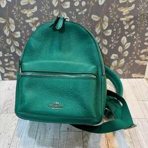Coach Mini Charlie Backpack F38263 Green